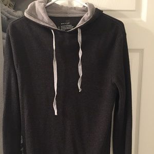 charcoal pajama hoodie